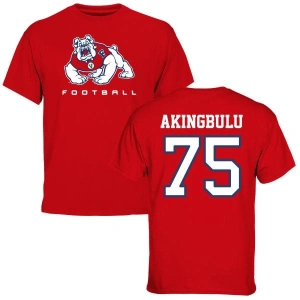 Alex Akingbulu Red Football T-Shirt