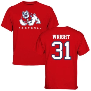 Andrew Wright Red Football T-Shirt