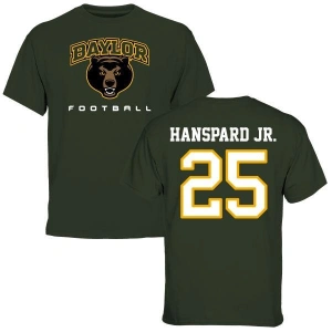 Byron Hanspard Jr. Green Football T-Shirt