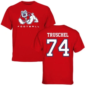 Clive Truschel Red Football T-Shirt