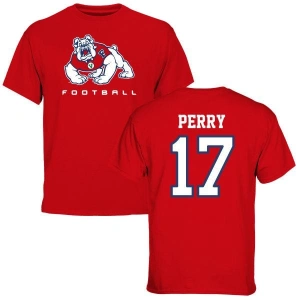 Deonte Perry Red Football T-Shirt