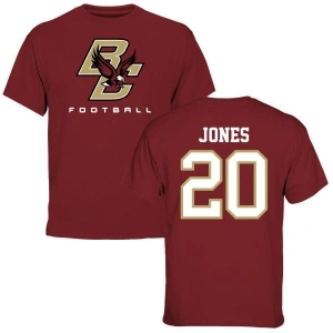 Elijah Jones Maroon Football T-Shirt