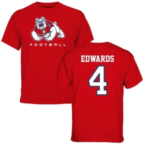 Emoryie Edwards Red Football T-Shirt