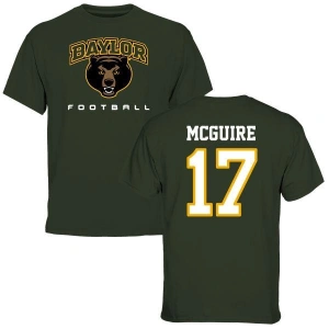 Garret McGuire Green Football T-Shirt