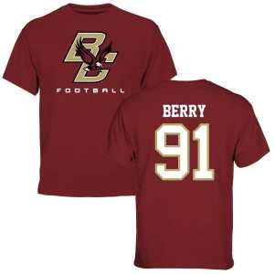 Jaleel Berry Maroon Football T-Shirt