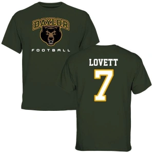 John Lovett Green Football T-Shirt