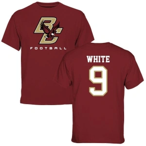 Kobay White Maroon Football T-Shirt