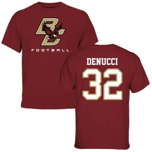 Nick DeNucci Maroon Football T-Shirt