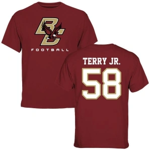 Reggie Terry Jr. Maroon Football T-Shirt